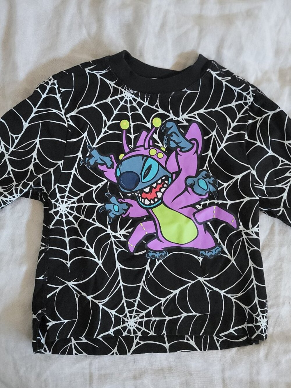 Disney Stitch Kids Glow in the Dark Sweater Sweatshirt 4T Toddler